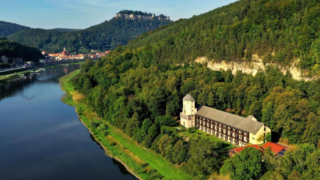 Aktiv-Hotel Stock & Stein Konigstein an der Elbe Exterior photo